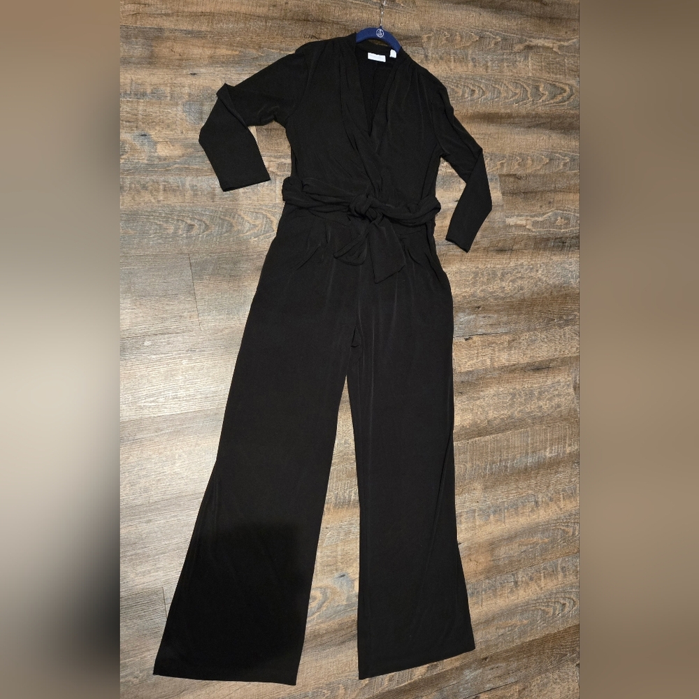 New York and Company faux wrap jumpsuit, medium - Picture 8 of 15
